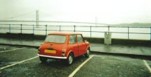 Mini at Forth Bridge