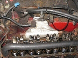 inlet manifold on engine